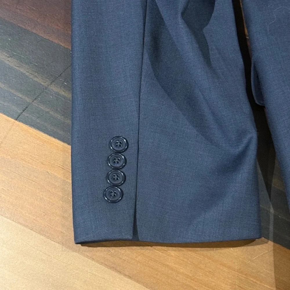 JOS. A. BANK Mens Blazer 43L Slim-Fit Traveler's Collection 100% Wool Sport Coat